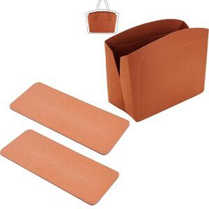 3986 2pcs 12x5" Felt Base Shaper Handbag Base Bottom Shaper with 1pc Purse
